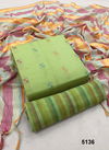 Green Colour LV New Designer Cotton Daily Wear Dress Material Collection LV5136